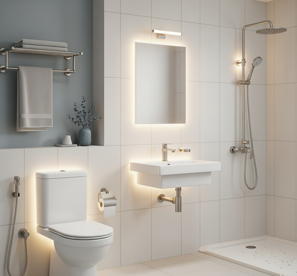 Modern toilet fittings