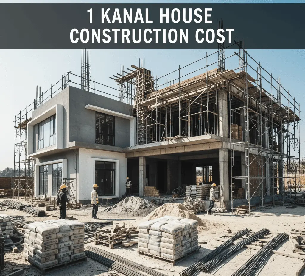 1 Kanal House Construction Cost in Pakistan