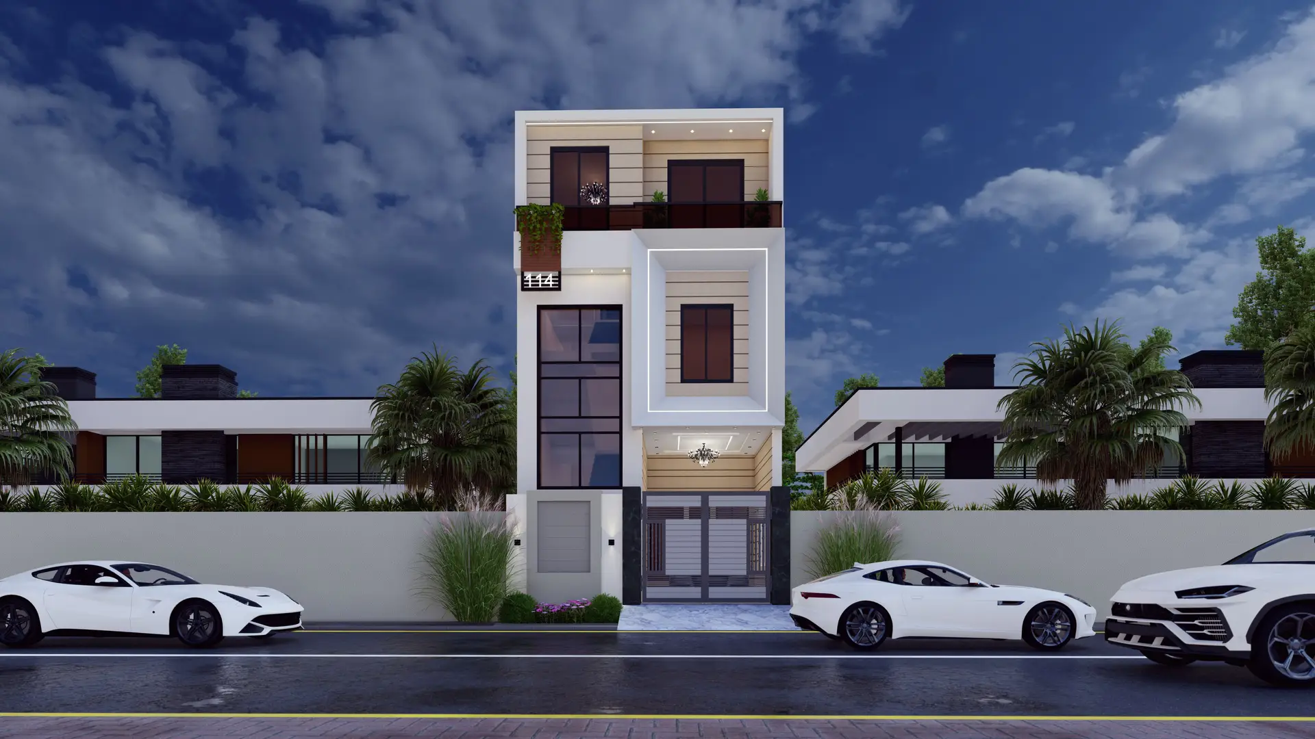 3 Marla Modern House design in Pakistan.
