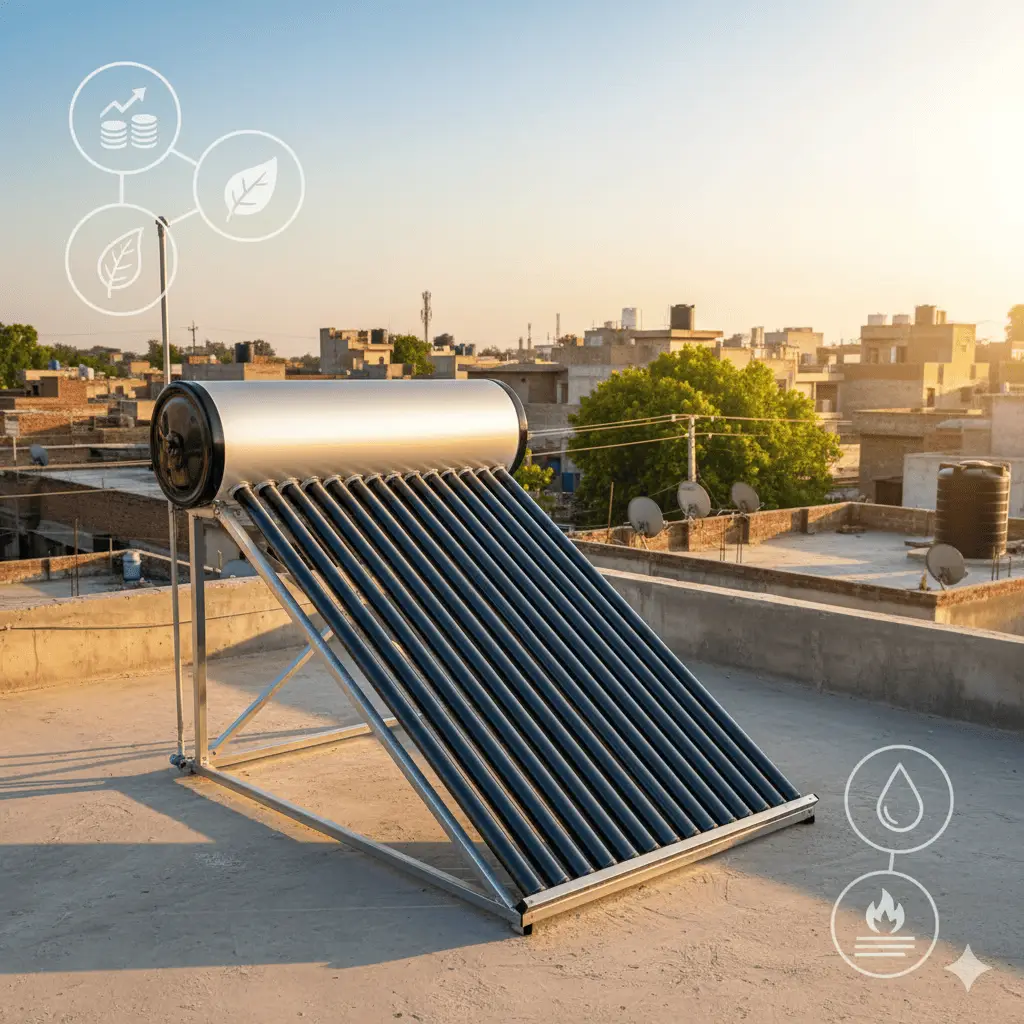 Solar Geyser Rates in Pakistan in October 2025