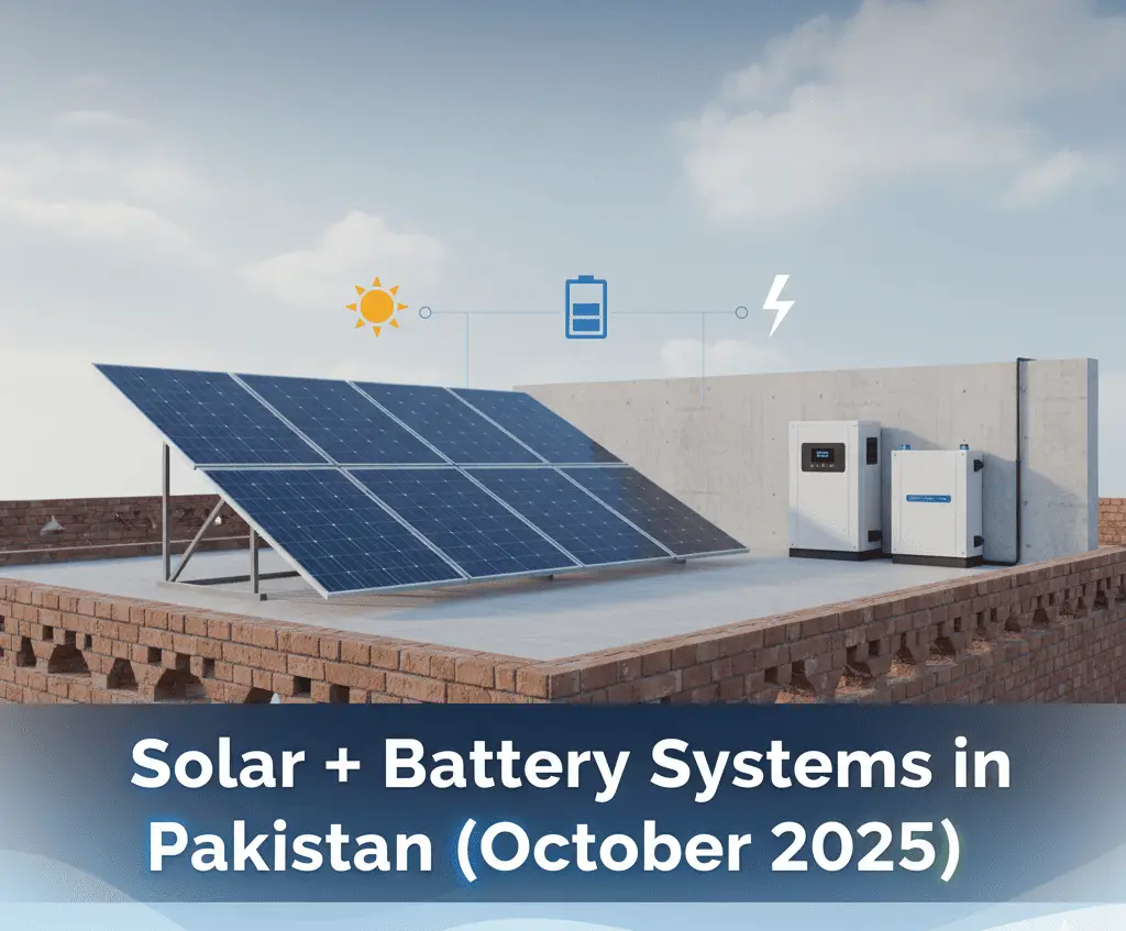 Solar+Battery System Cost in Pakistan for House.