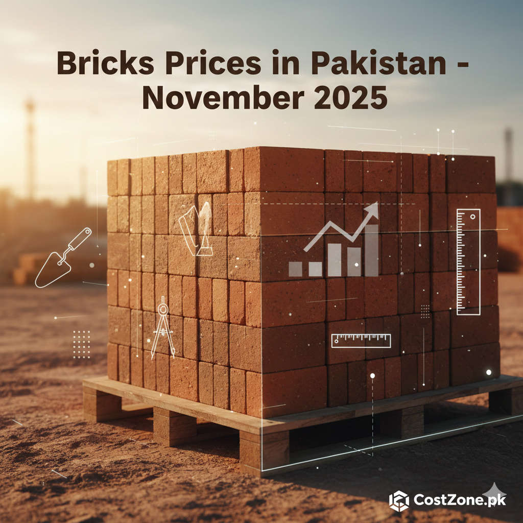 "Bricks Rates in Pakistan in November 2025"