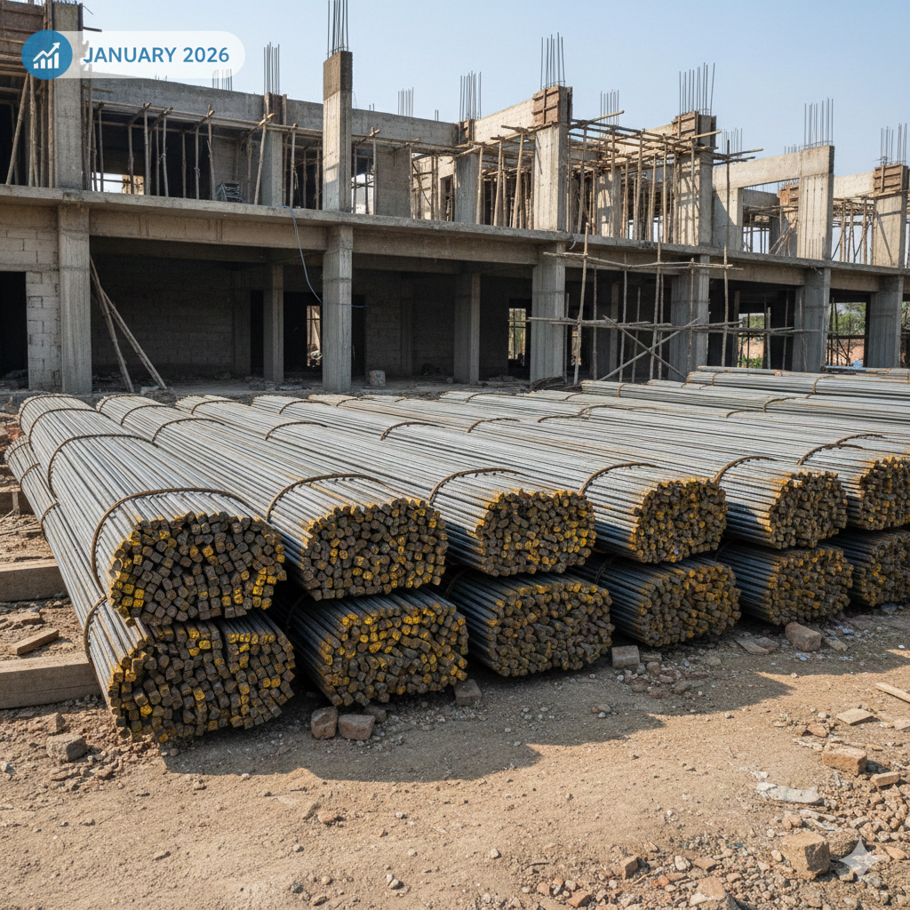 ''Steel rates in january 2026"