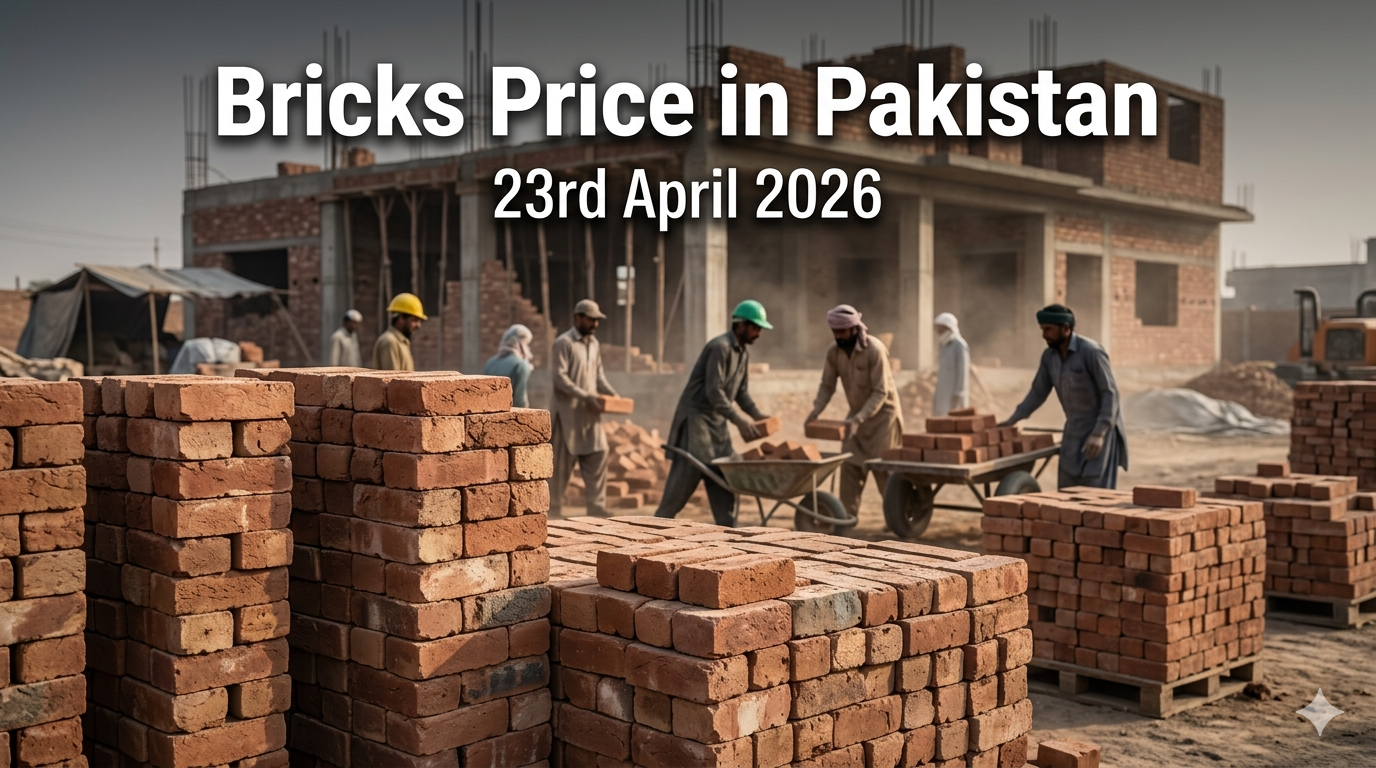 "Bricks Price in Pakistan 23th April 2026"