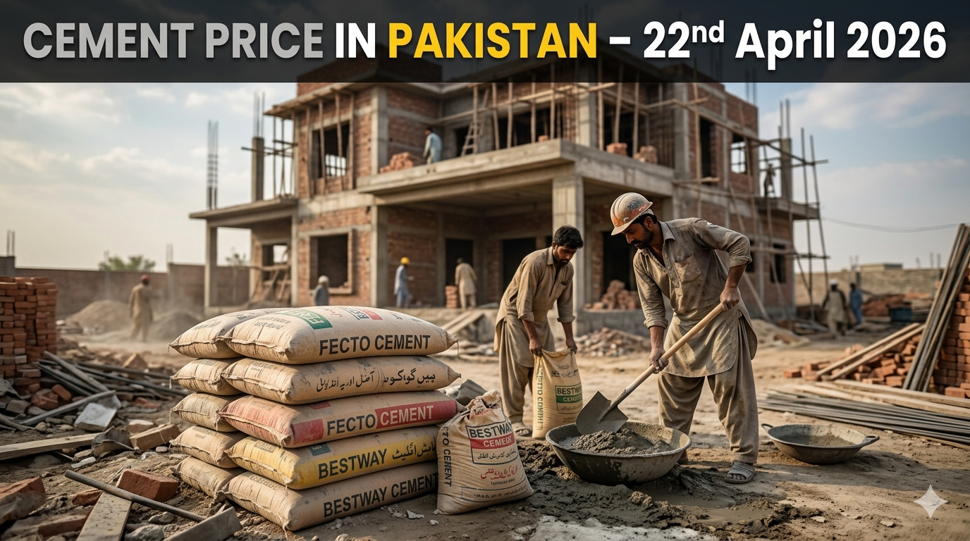"Cement Price in Pakistan 22th April 2026"