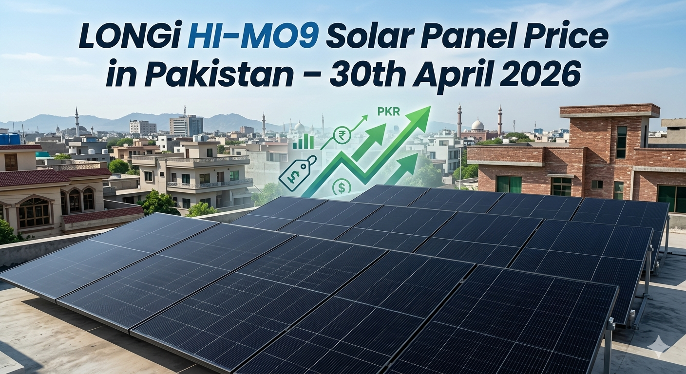 "LONGI HI- MO9 Solar Panel Price in Pakistan 30th April 2026"