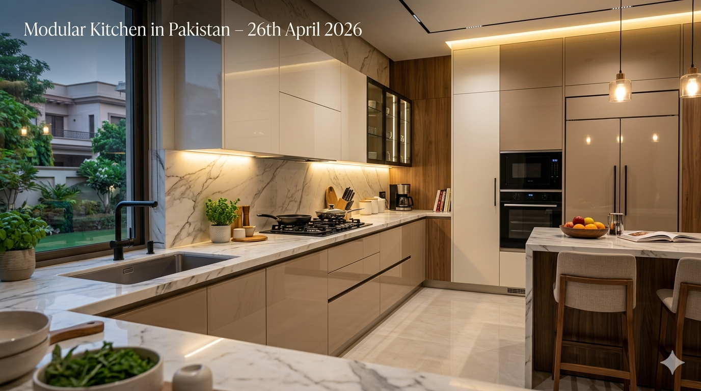 "Modular Kitchen Price in Pakistan 26th April 2026"