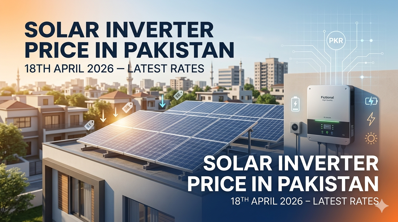 "Solar Inverter Price in Pakistan 18th April 2026"