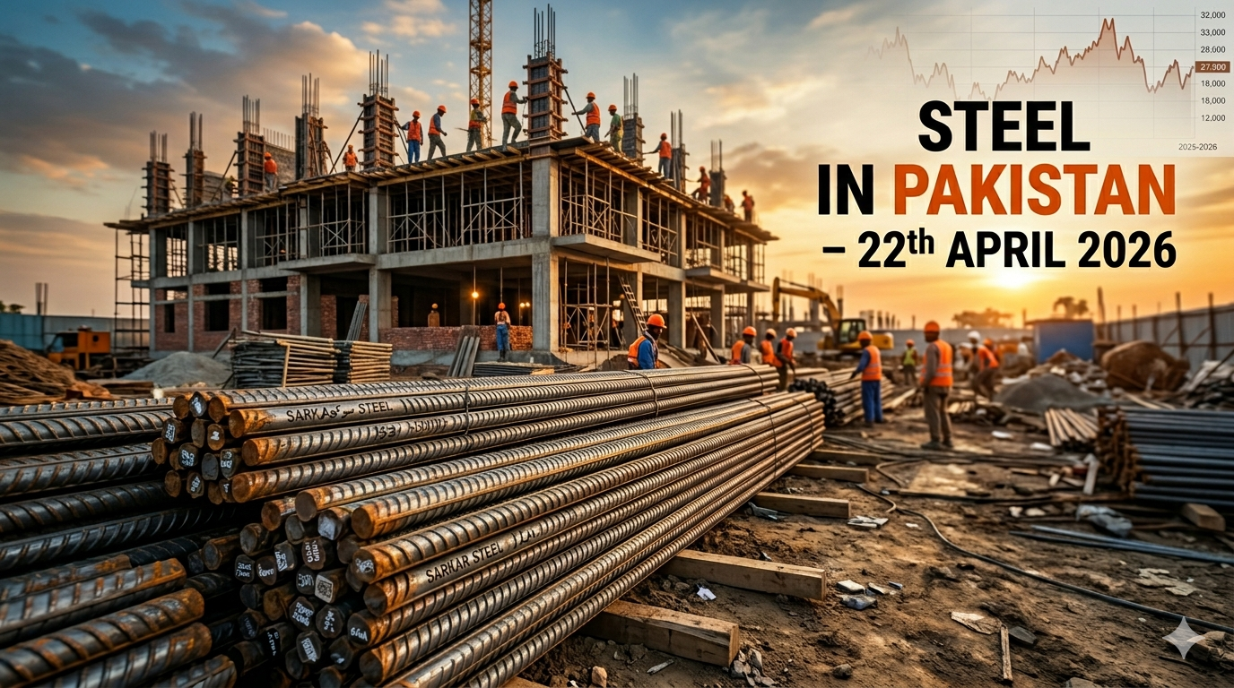 "Steel Price in Pakistan 22th April 2026"