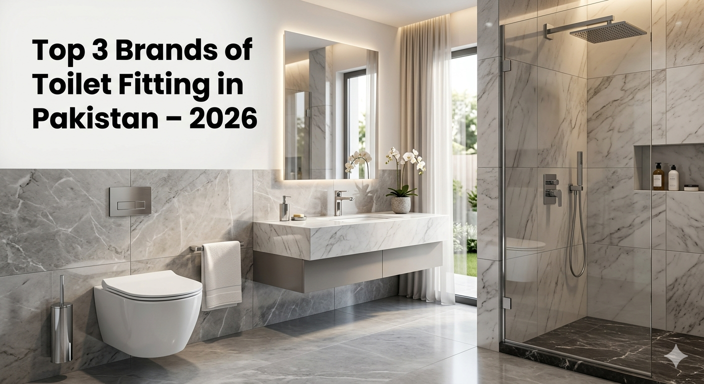 "Top 3 brand of toilet fitting in Pakistan"