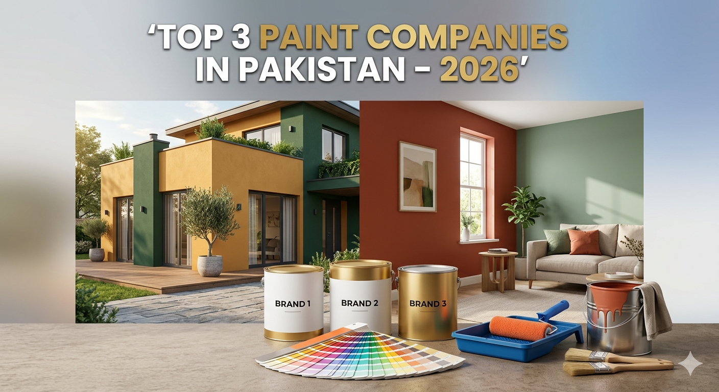 "Top 3 Paint Companies in Pakistan 24th April 2026"