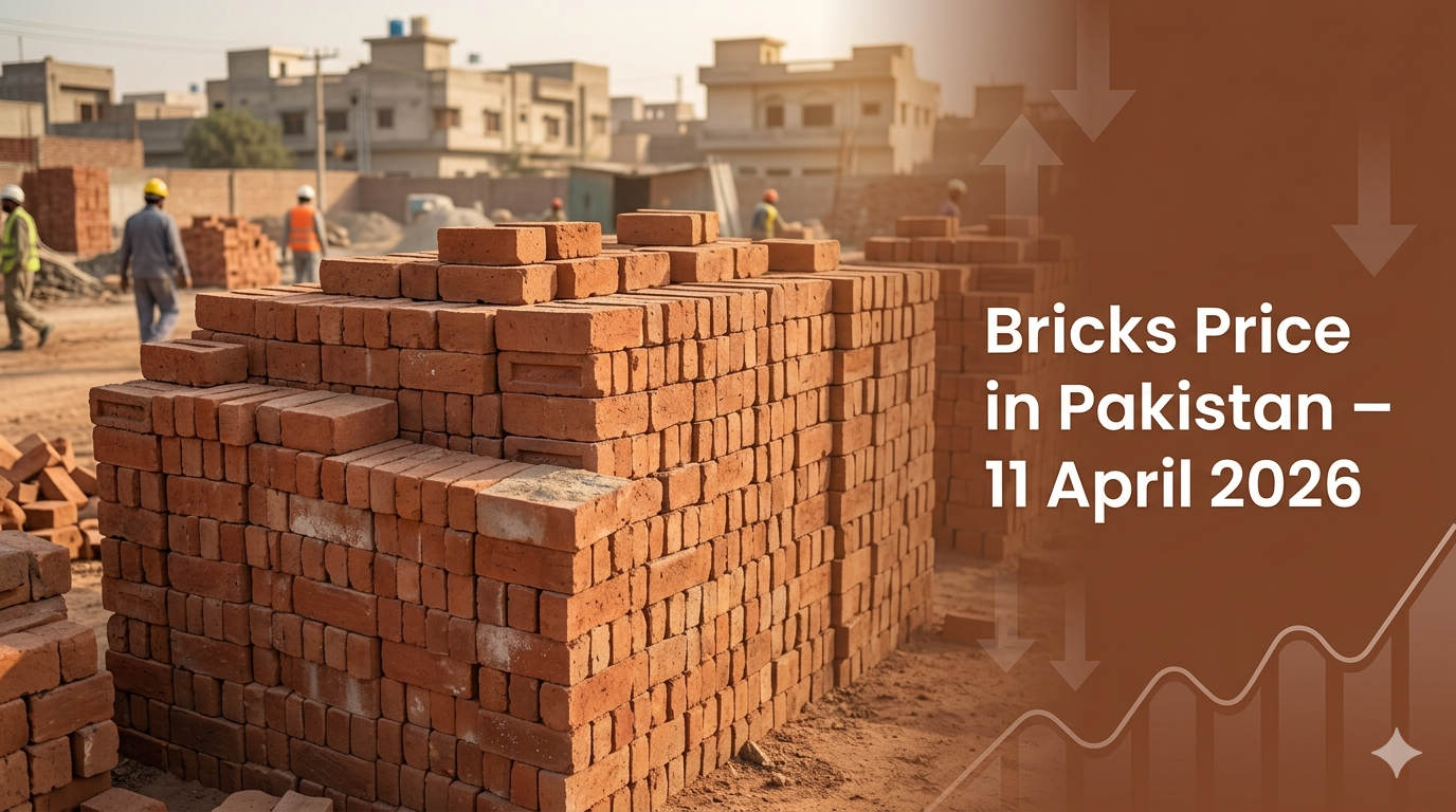 "bricks price in pakistan 11 april in 2026"
