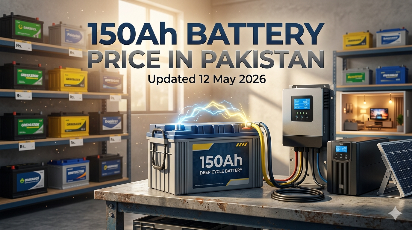 "150Ah Battery Price in Pakistan 13 May 2026"