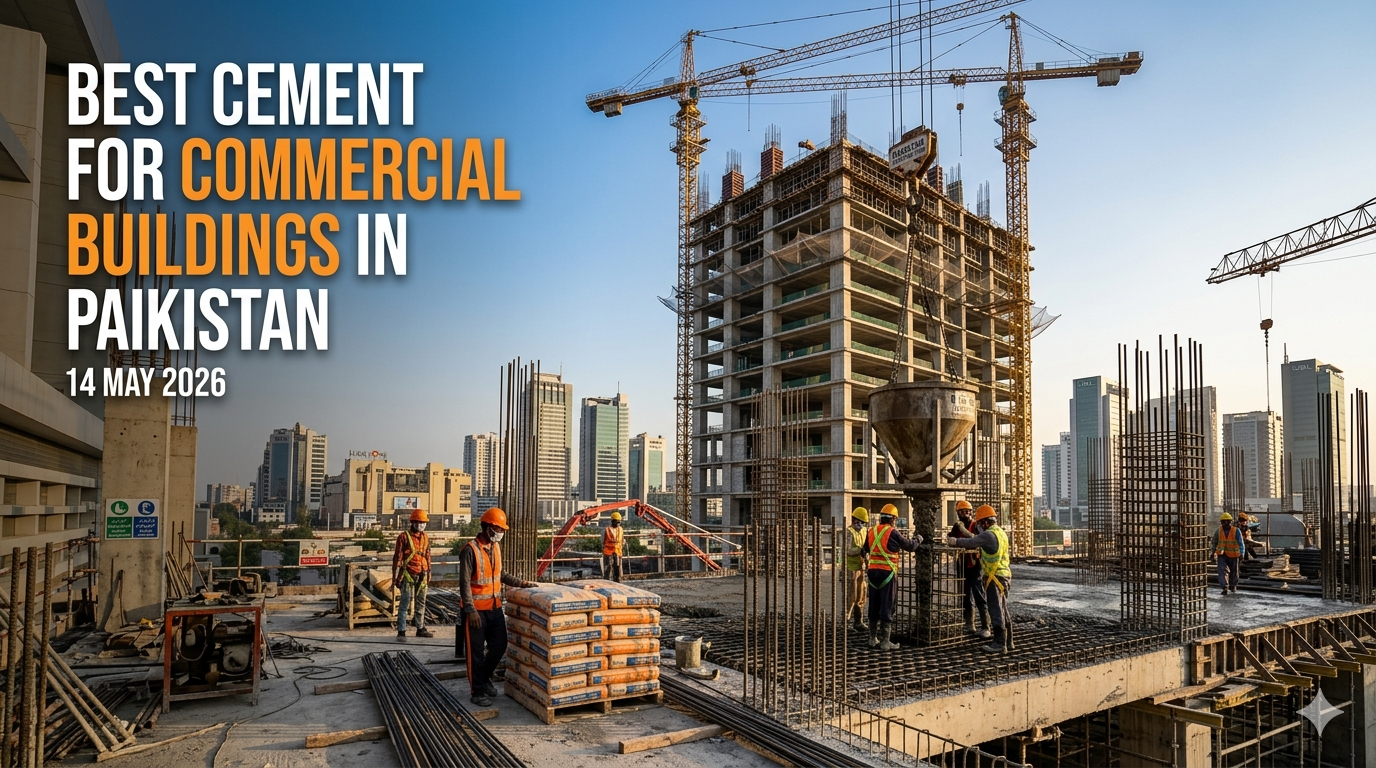 "Best Cement for Commerical Buildings in Pakistan 14 May 2026"