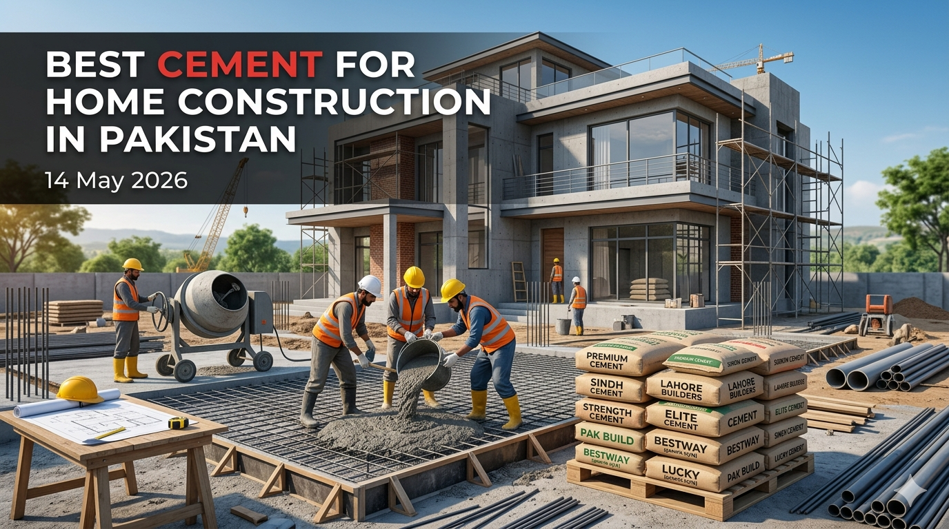 "Best Cement for Home Construction in Pakistan 14 May 2026"