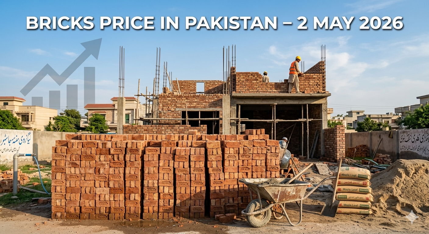 "Bricks Price in Pakistan 2 May 2026"