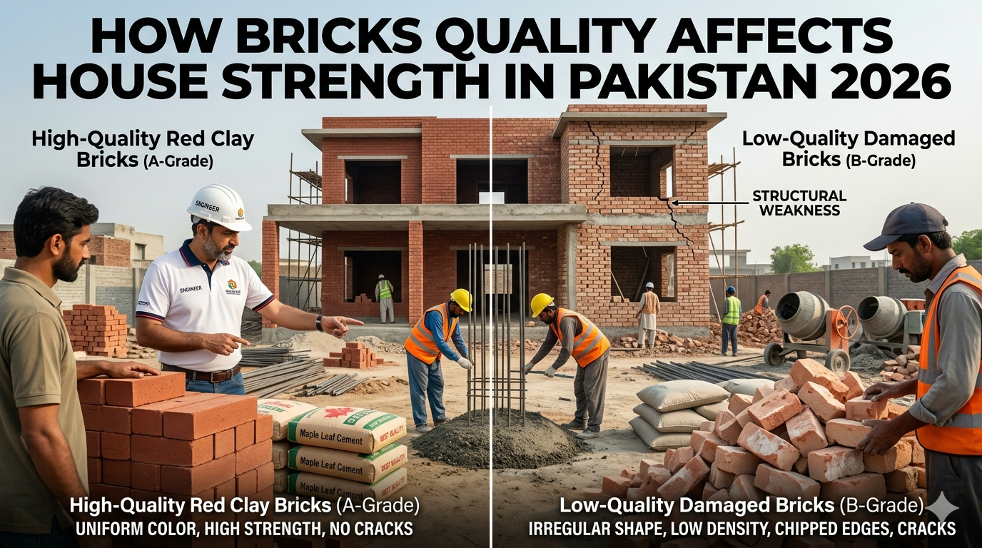"How Bricks Quality Affects House Strength in Pakistan 15th May 2026"