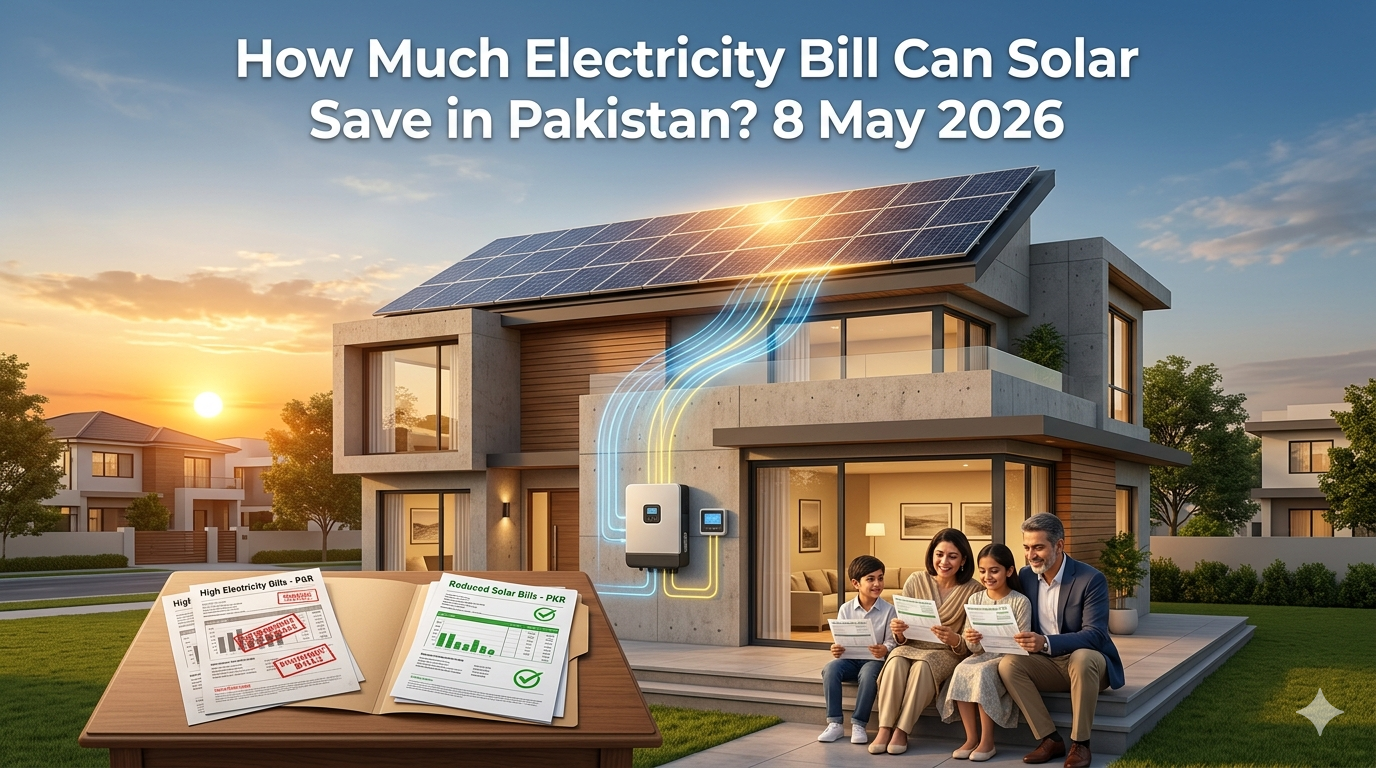 "How Much Electricity Bill Can Solar Save in Pakistan 8 May 2026"