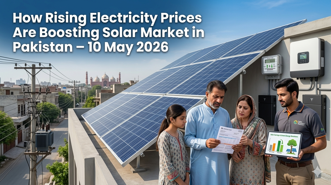 "How Rising Electricity Price Are Boosting Solar Market in Pakistan 10 May 2026"