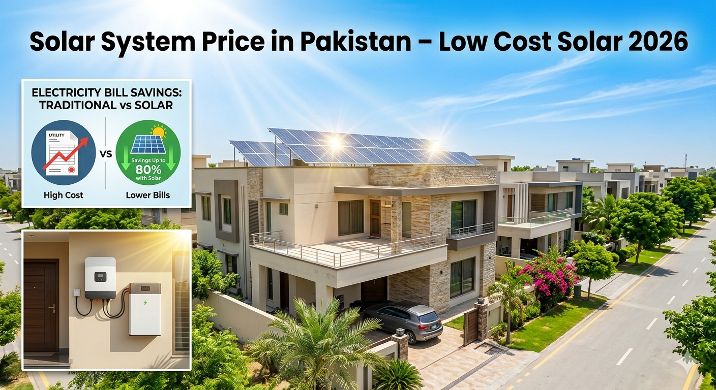 "Solar System Price in Pakistan I Low Cost Solar System"
