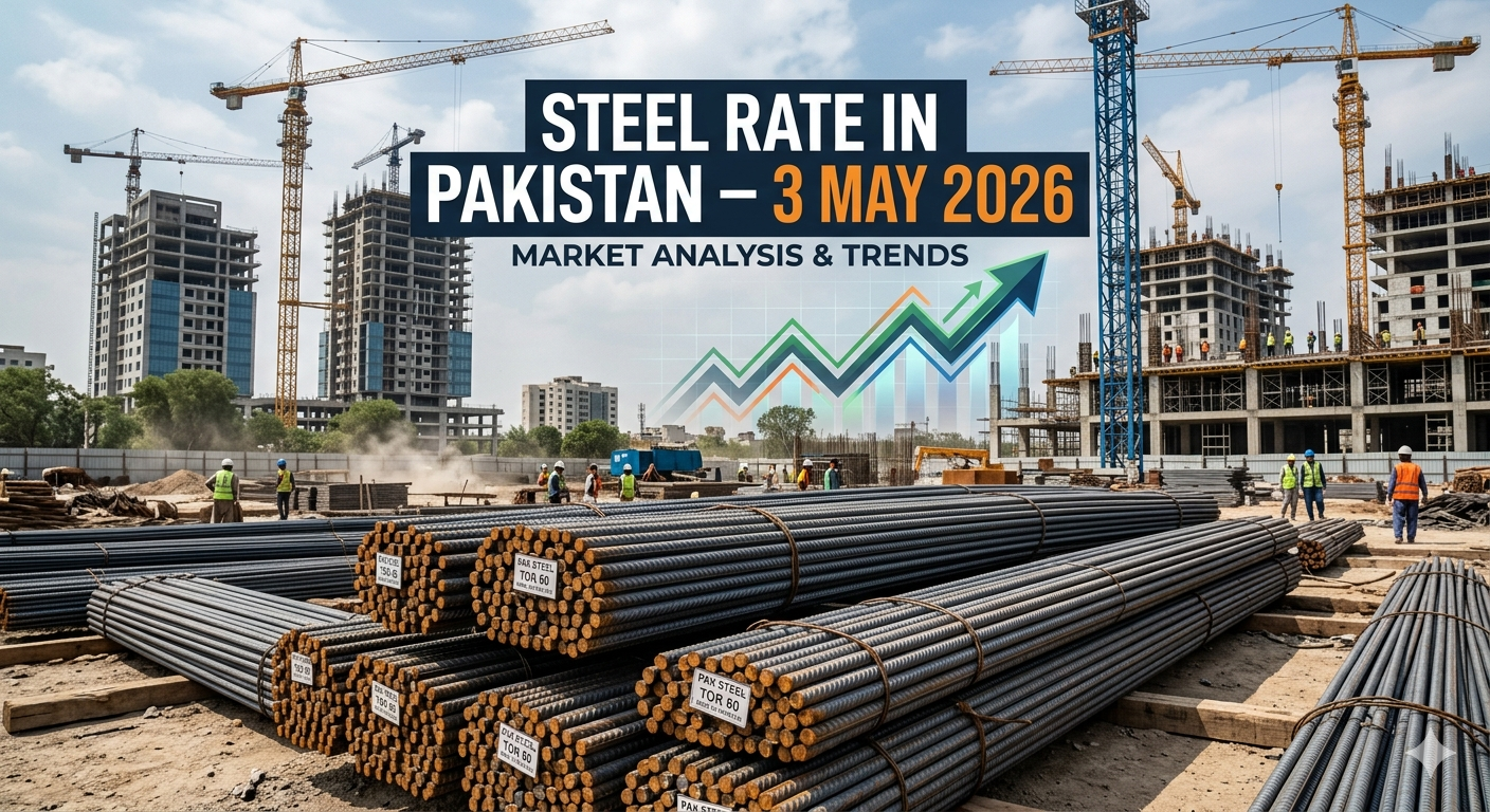 "Steel Price in Pakistan 3 May 2026"
