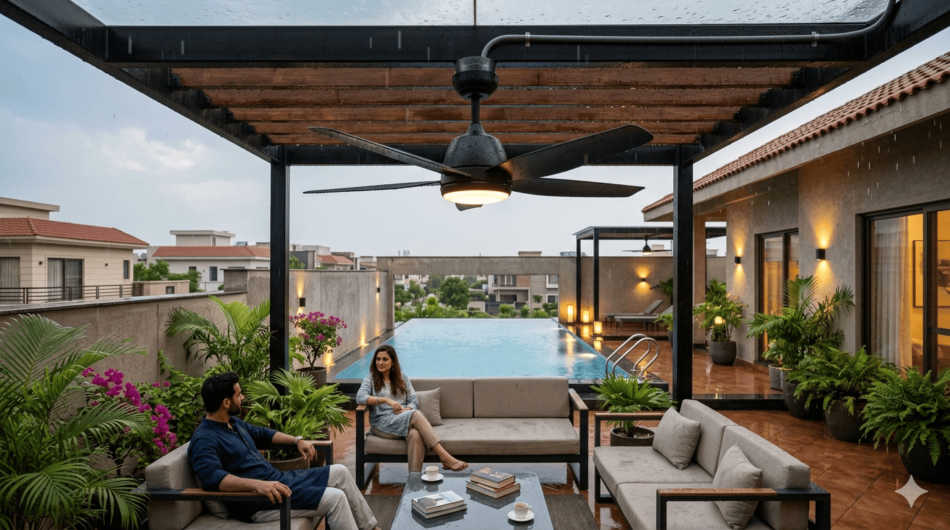 "Waterproofing Ceiling Fan for Outdoor Area in Pakistan 18th May 2026"