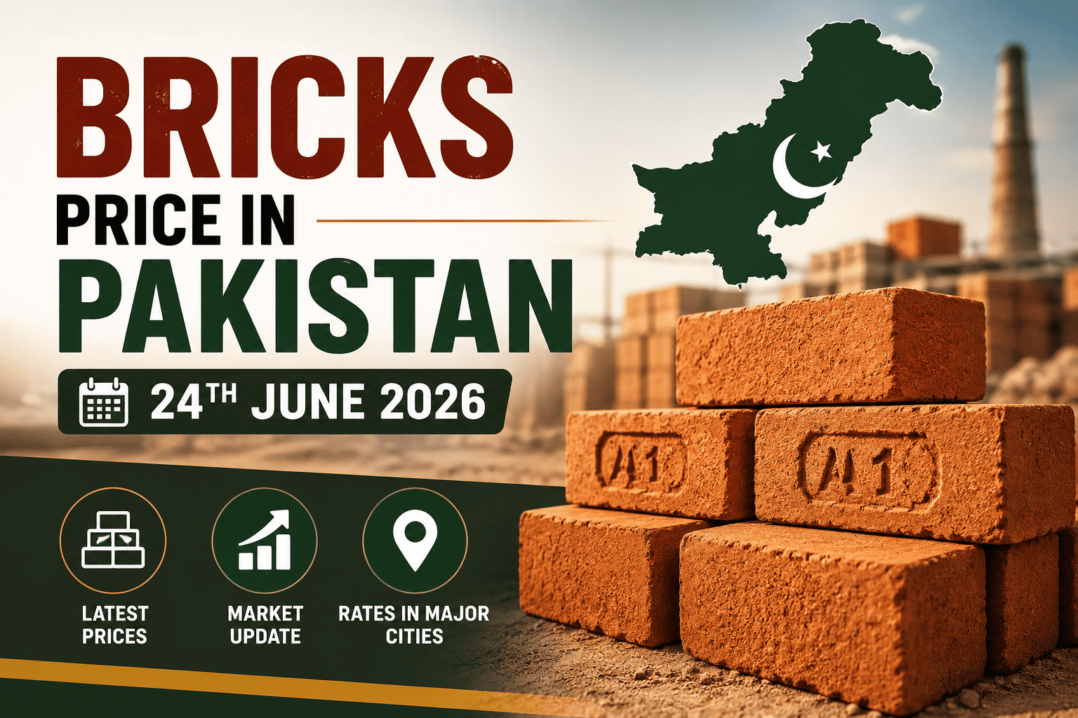 "Bricks Price in Pakistan 24th June 2026"