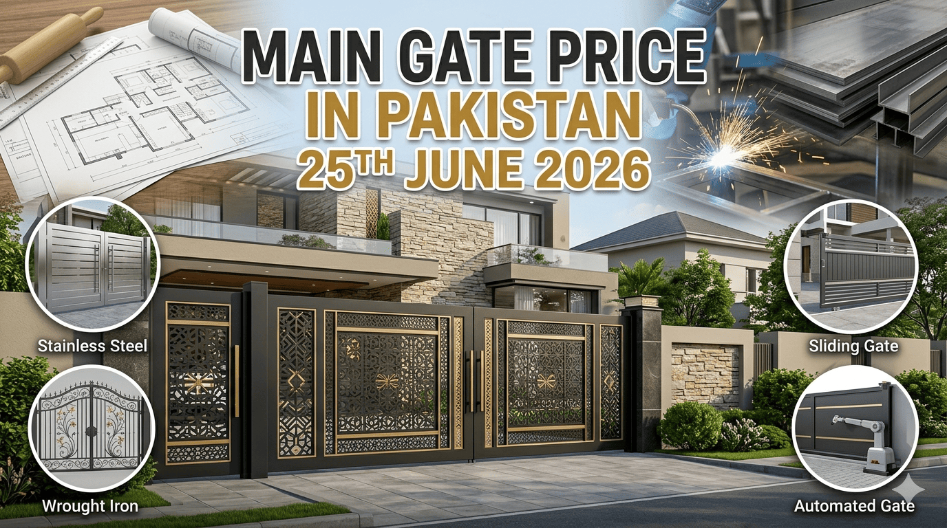 "Main Gate Price in Pakistan 25th June 2026"
