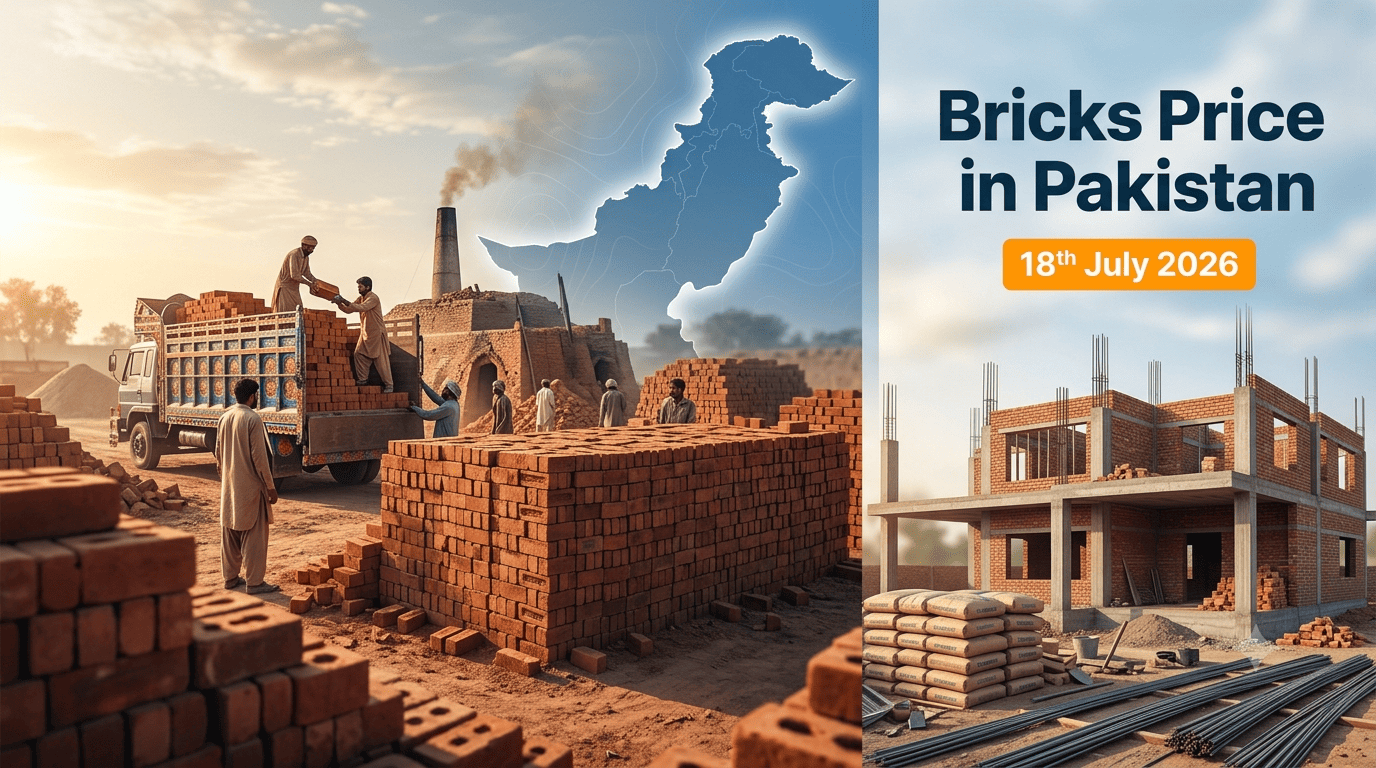 "Bricks Price in Pakistan 18th July 2026"