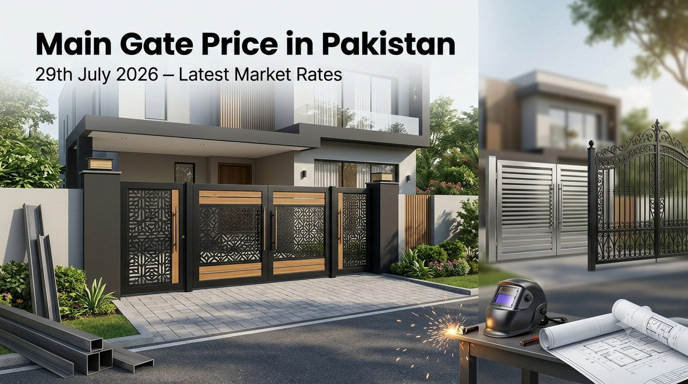 Main Gate Price in Pakistan 29th July 2026"