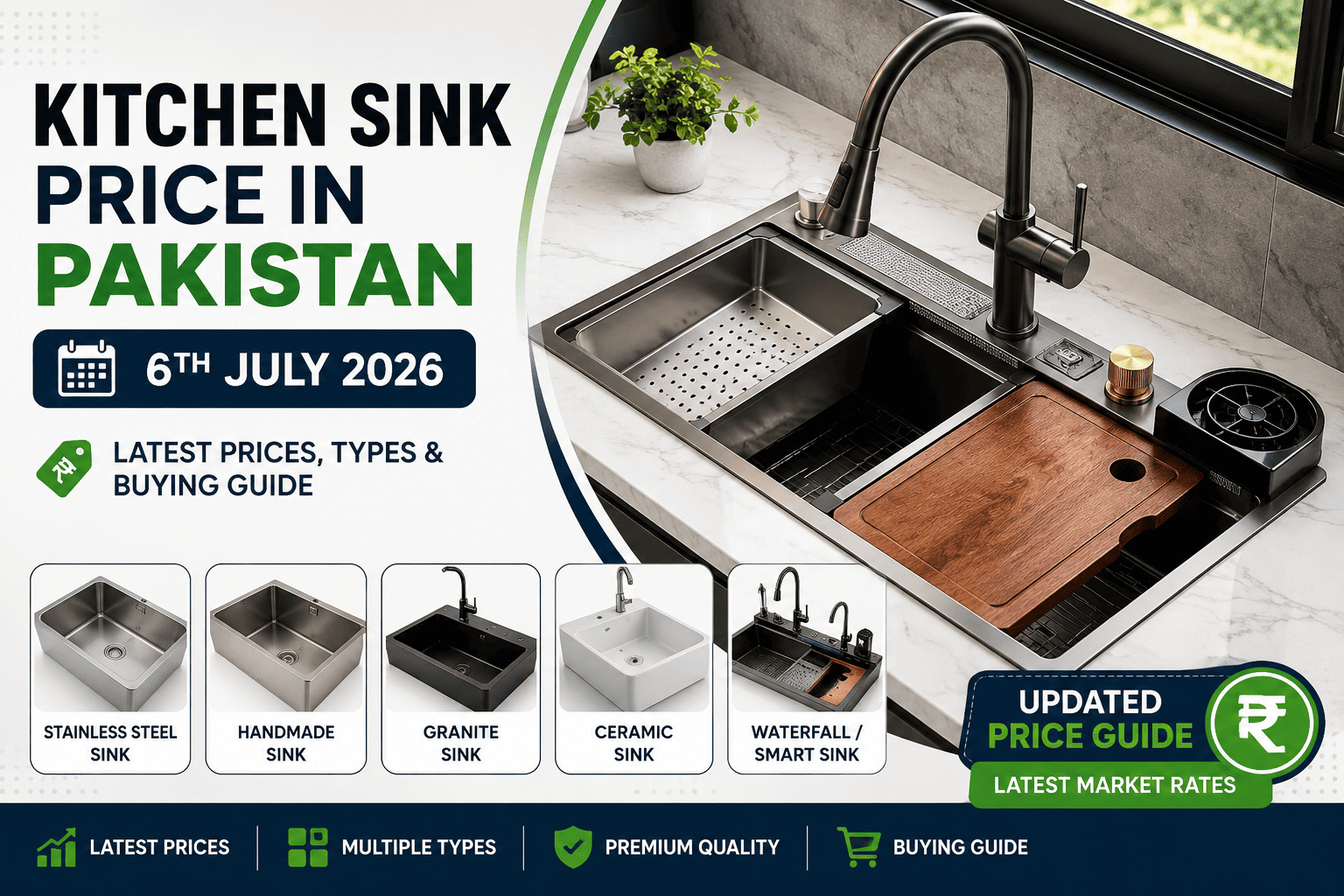 "Kitchen Sink Price in Pakistan 6th July 2026"