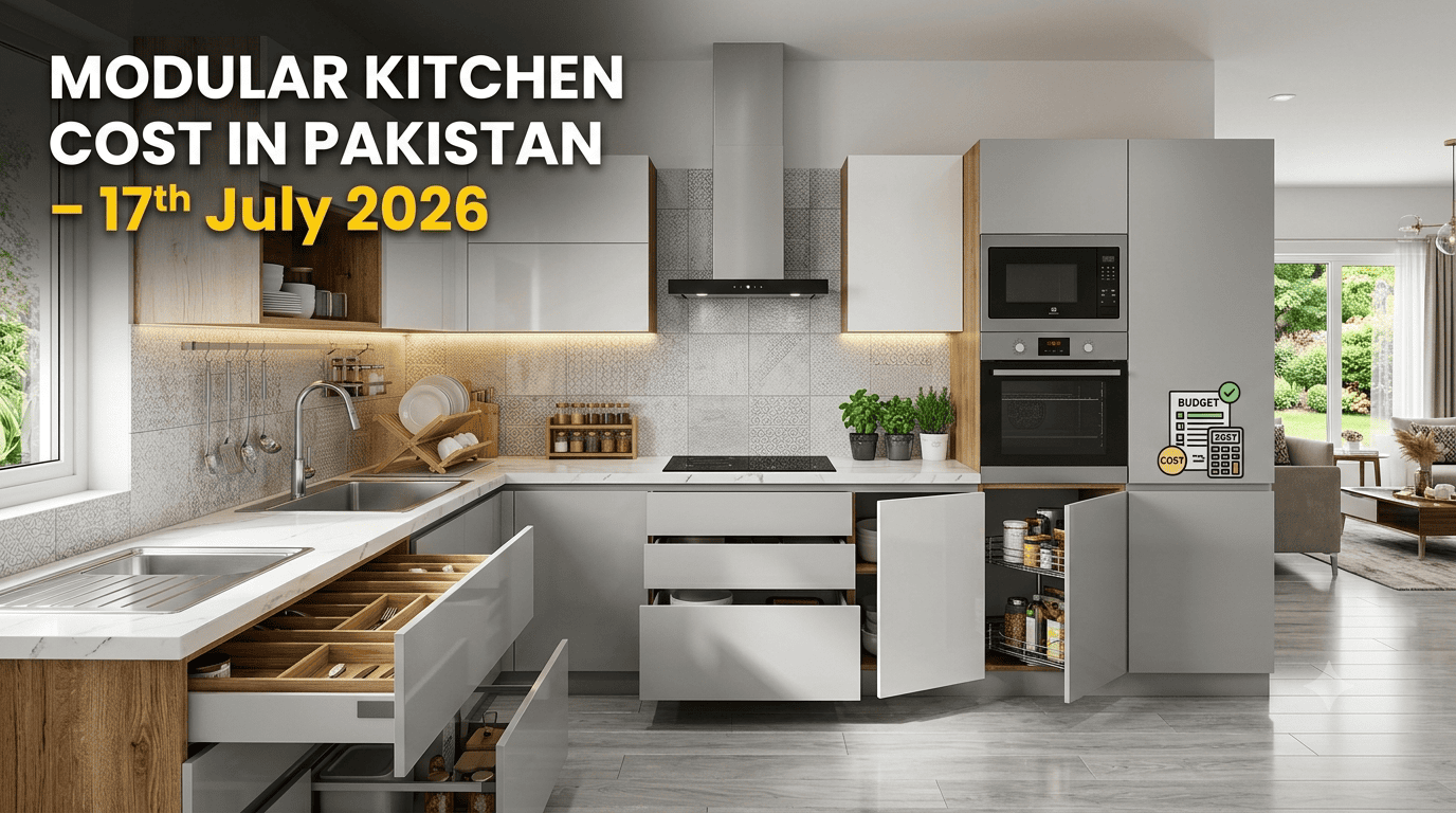 "Modular Kitchen Cost in Pakistan 17th July 2026"