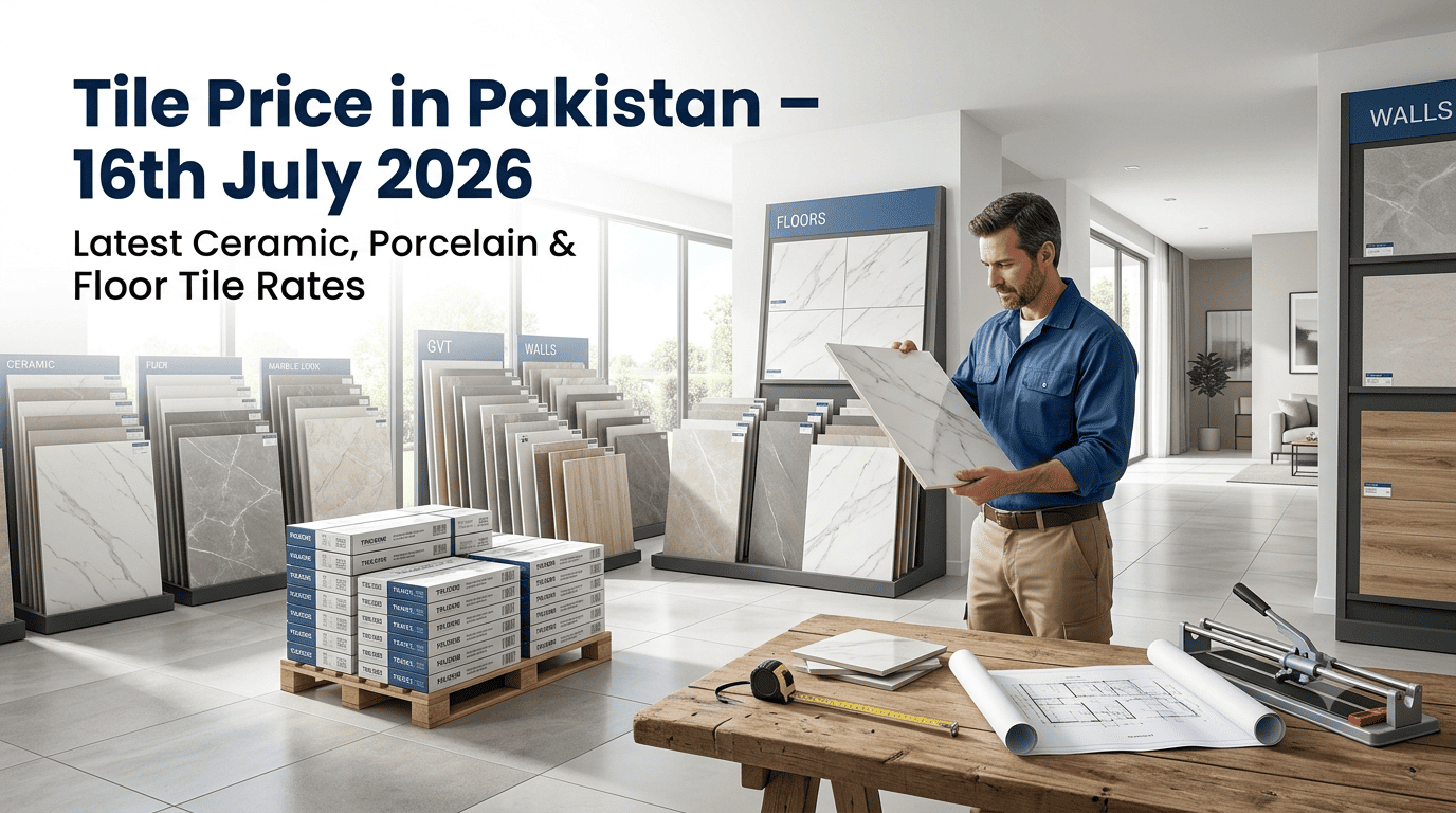 "Tile Price in Pakistan 16th July 2026"