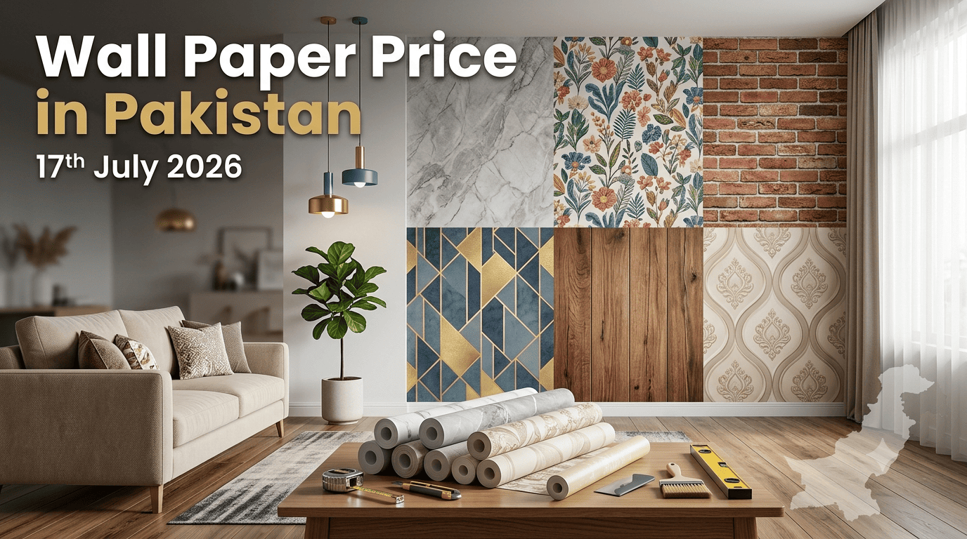 "Wall Paper Price in Pakistan 17th July 2026"