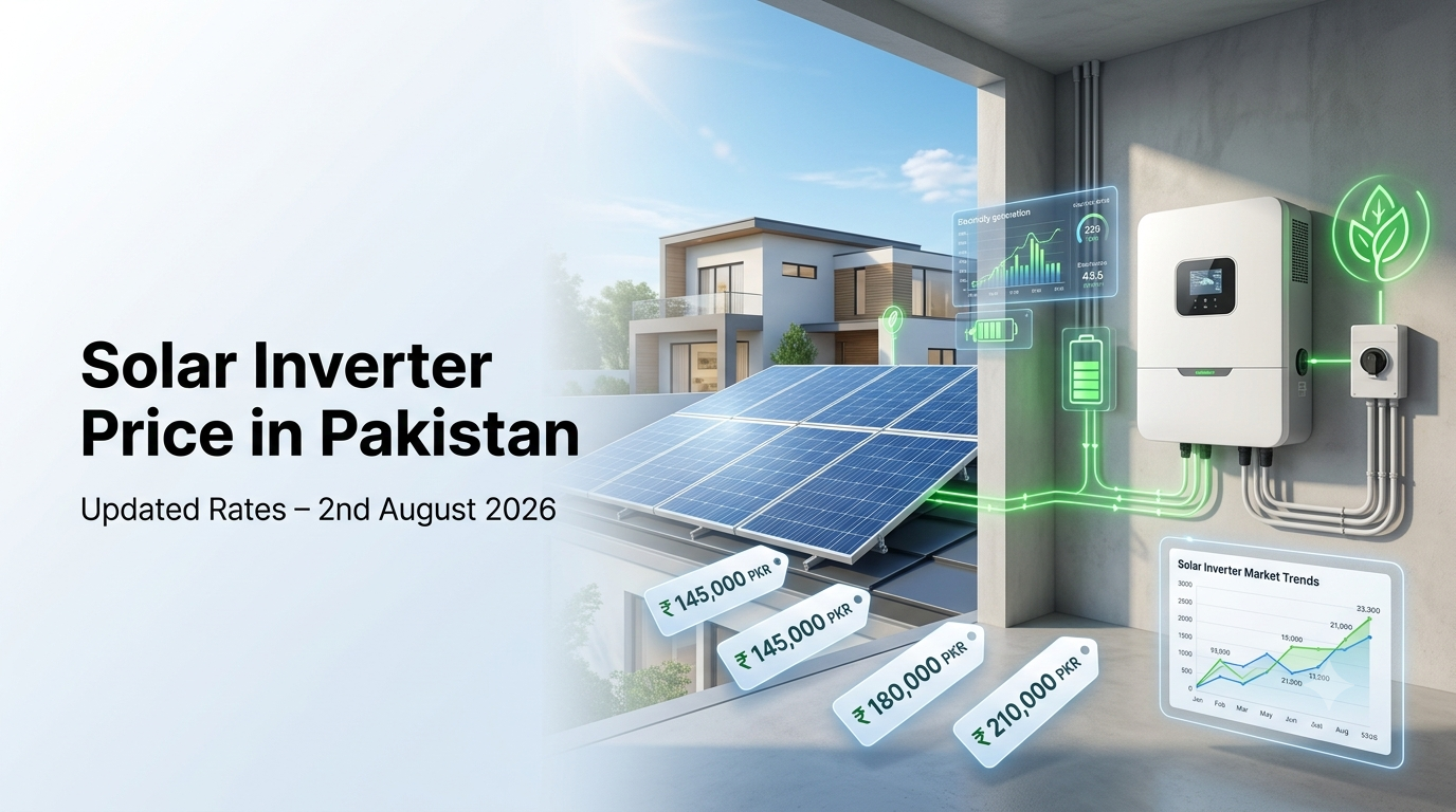 "Solar Inverter Price in Pakistan 2nd August 2026"