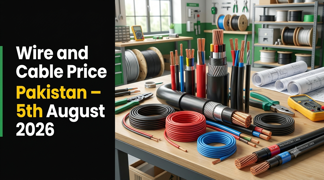 "Wire and Cable Price in Pakistan 5th August 2026"