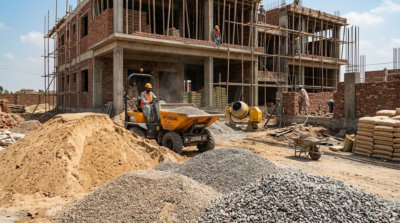 "Sand and Crush Rate in Pakistan 17th August 2026"