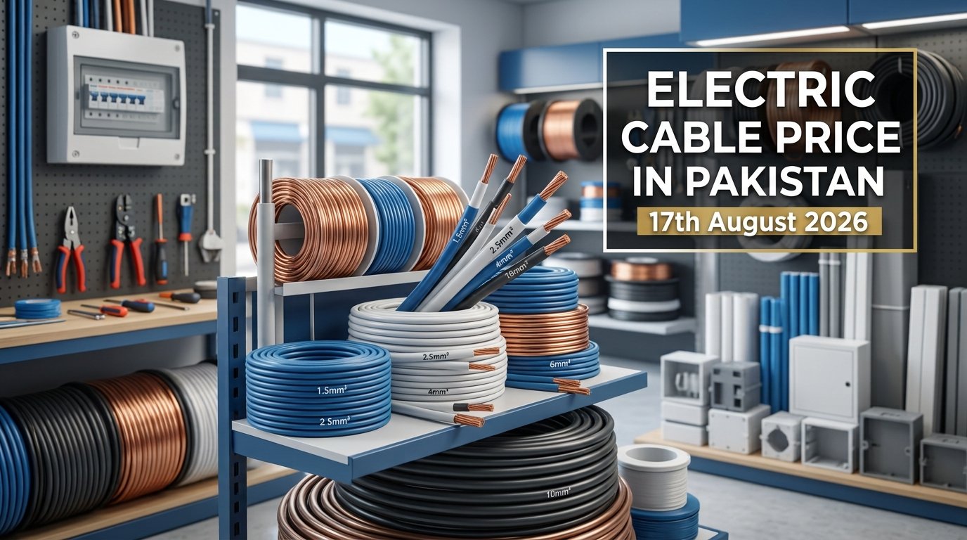 "Electric Cable Price in Pakistan 17th August 2026"