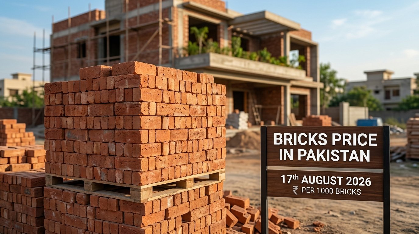 "Bricks Price in Pakistan 17th August 2026"