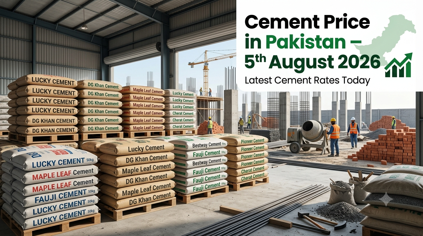 "Cement Price in Pakistan 5th August 2026"
