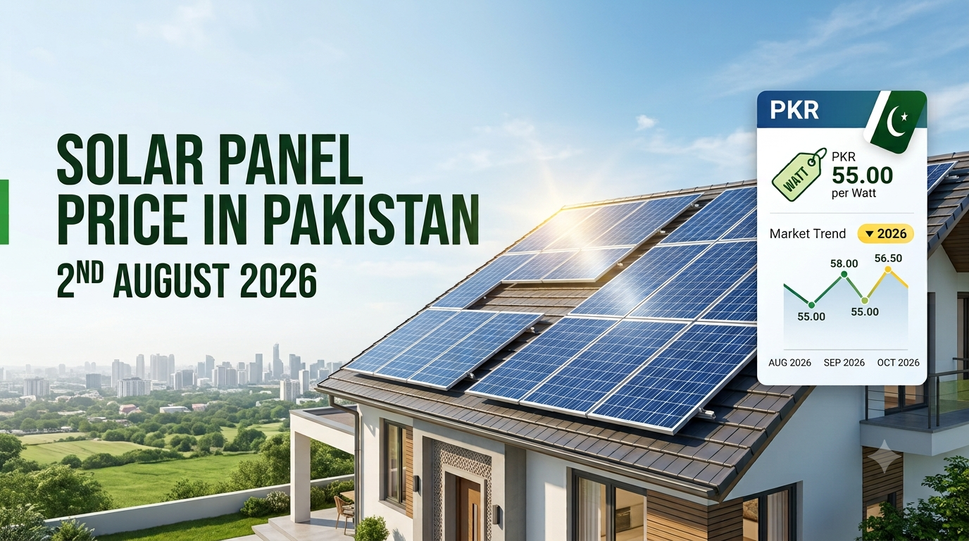 "Solar Panel Price in Pakistan 2nd August 2026"